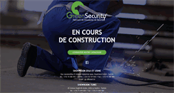 Desktop Screenshot of greensecurity.com.tn